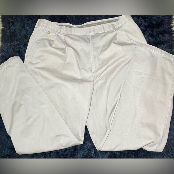 Savane Deep Dye Wrinkle Resistant Men's Pleated Pant‎ Size 42 X 36 - Picture 4 of 6